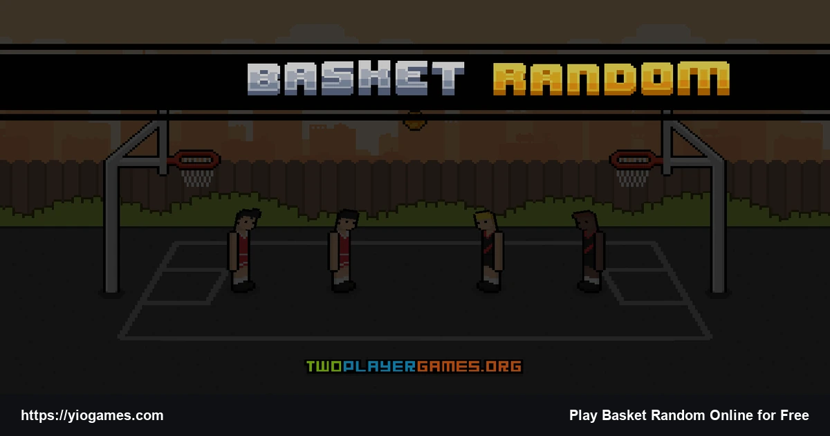 Basket Random chaotic 2-player ragdoll basketball match on YioGames
